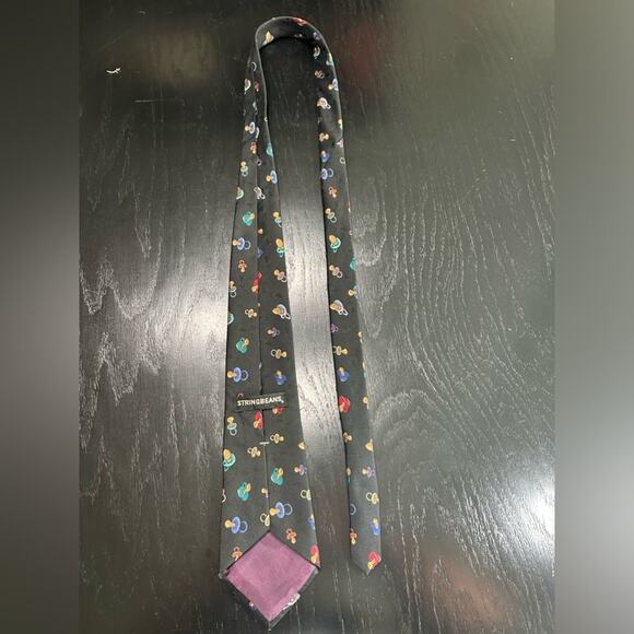 String beans tie- men’s tie- pacifier new dad , dad to be , fathers gift- binkie - Picture 11 of 11